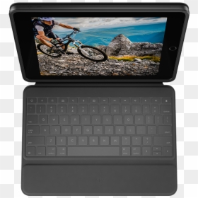 Logitech Rugged Folio For Ipad 7th Gen, HD Png Download - computer top view png