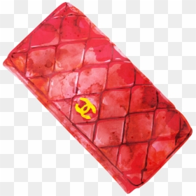 Wallet Painted Watercolor Bag Painting Chanel, HD Png Download - coin bag png