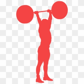 Women Lifting Weights Silhouette, HD Png Download - lifting weights png