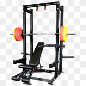 Squat Rack Cage, HD Png Download - lifting weights png