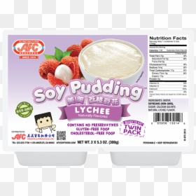Afc Soy Pudding Twin Pack Lychee - Afc Soy Pudding, HD Png Download - lychee png