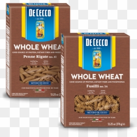 Dececco Whole Wheat Fusilli, HD Png Download - wheat.png
