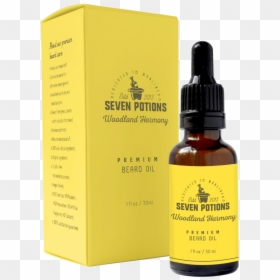 Seven Potions Beard Oil Woodland Harmony To Grow A - Fruit, HD Png Download - beard stubble png