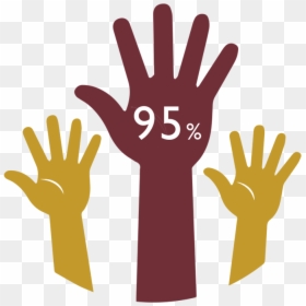 Kids Hands Icon Clipart , Png Download - Transparent Raised Hand Icon, Png Download - kids hands png