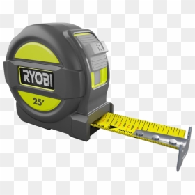 Ryobi Tape Measure, HD Png Download - tape .png