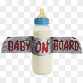 Baby On Board Png , Png Download - Baby Bottle, Transparent Png - baby on board png