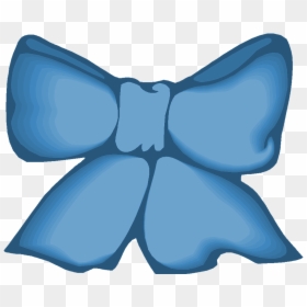 Bow, HD Png Download - blue gift bow png