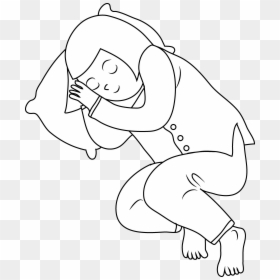 Little Black Girl Sleep Png - Napping Black And White, Transparent Png - sleeping clipart png