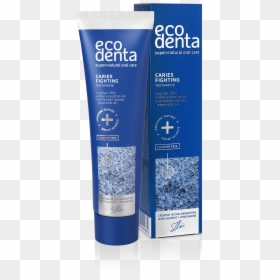 Ecodenta Caries Fighting, HD Png Download - toothpaste tube png