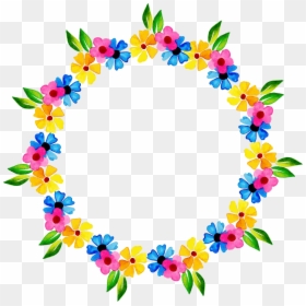 Circle, HD Png Download - watercolor floral wreath png
