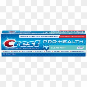 Crest Clean Mint Toothpaste, HD Png Download - toothpaste tube png
