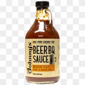 Johnny"s Beer Bq Sauce 32oz - Johnny's Beer Bq Sauce, HD Png Download - barbecue sauce png
