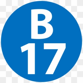 B-17 Station Number - Circle, HD Png Download - numbers in circles png