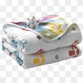 Six-layer Gauze Towel Quilt Cotton Single Summer Children"s - Quilt, HD Png Download - gauze png