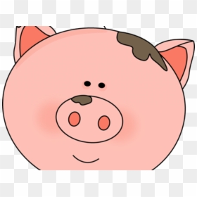 Transparent Piglet Clipart - Farm Animal Faces Clipart, HD Png Download - pig cartoon png