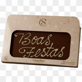 Chocolate De Natal Cacau Show, HD Png Download - boas festas png