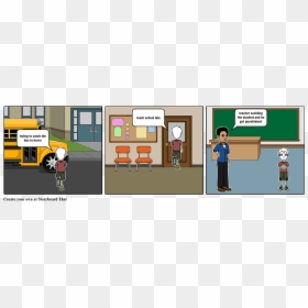Storyboard, HD Png Download - school student png