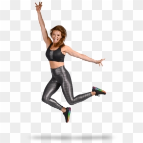 Echelon Instructor Nicole, HD Png Download - girl jumping png