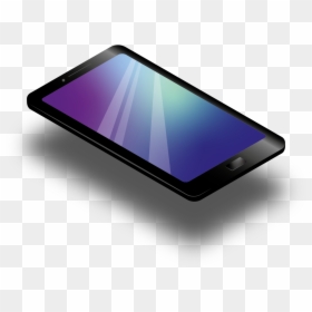 Isometric Phone - Tablet Computer, HD Png Download - tablet and phone png