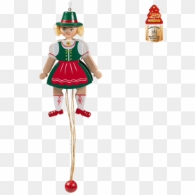 Bavarian Girl, Jumping Jack - Christmas Day, HD Png Download - girl jumping png