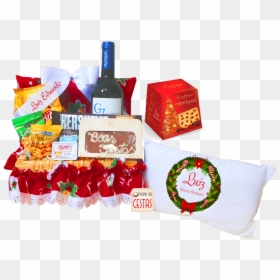Gift Basket, HD Png Download - boas festas png