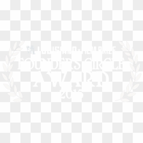 Lafp Founderscircle Laurels2015 White - Poster, HD Png Download - award leaves png