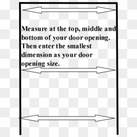 How To Measure Your Door Opening - Motivational Quotes, HD Png Download - opening door png