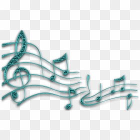 #mq #blue #notes #note #music - Hand Embroidery Music Note, HD Png Download - blue music note png