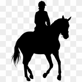 Equestrian Statue Silhouette Horse - Bull Rider Silhouette Png, Transparent Png - horse racing png