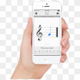 Music Flashcards, G Bass Note - Navigate Gaylord Hotels, HD Png Download - blue music note png