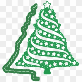 Christmas Tree, HD Png Download - christmas star silhouette png