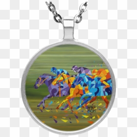 Necklace, HD Png Download - horse racing png