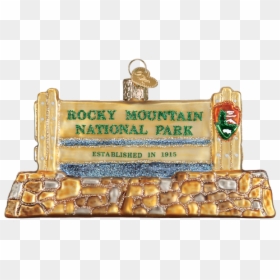 Rocky Mountain National Park Glass Ornament - Trophy, HD Png Download - rocky mountains png