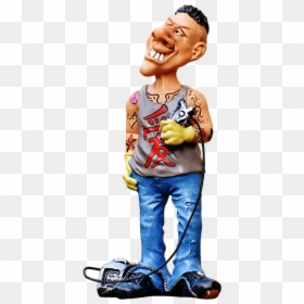 Tattoo Artist Cartoon Png, Transparent Png - funny man png