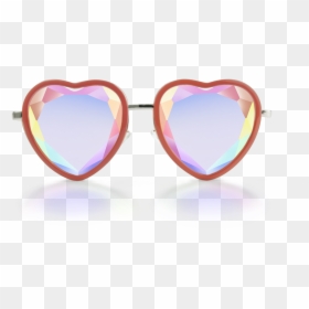 Crystal Heart Sunglasses, HD Png Download - heart glasses png
