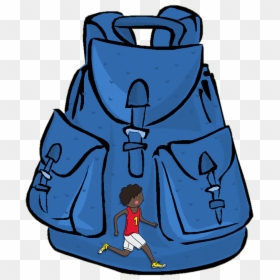 Travel Backpack Vector Png, Transparent Png - school backpack png