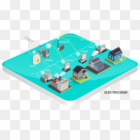 Smc Energy Iot Electricidad - Plan, HD Png Download - electricidad png