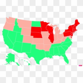 Irish Catholics By State - Death Penalty States, HD Png Download - rectangle .png