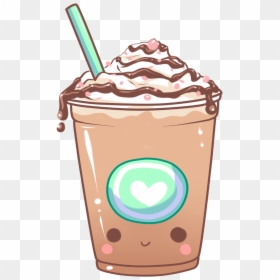 Coffee Clipart Iced Coffee - Frappe Kawaii, HD Png Download - kawaii coffee png