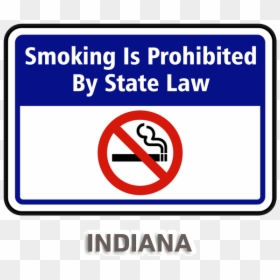 Indiana No Smoking Signs, HD Png Download - no smoking symbol png