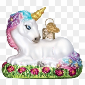 Old World Christmas Baby Unicorn, HD Png Download - baby unicorn png