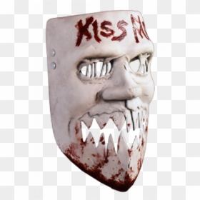 Purge Kiss Me Mask, HD Png Download - scary mask png