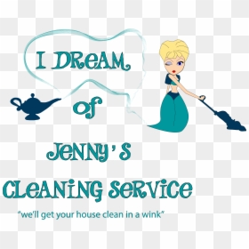 I Dream Of Jenny"s Cleaning Services - Jenny Cleaning Service, HD Png Download - cleaning service png