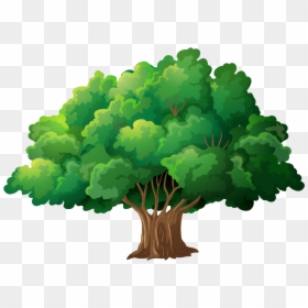 Family In A Garden Drawing, HD Png Download - cartoon forest png
