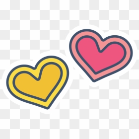Birthday Hearts - Heart, HD Png Download - line of hearts png