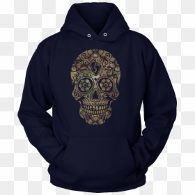 Hoodie, HD Png Download - candy skull png