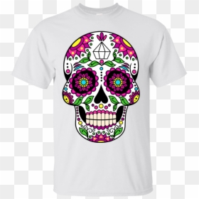 Skull Clipart Day Of The Dead, HD Png Download - candy skull png