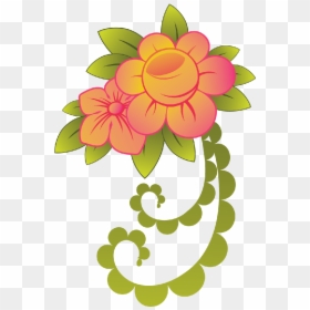 Flower, HD Png Download - flores dibujo png