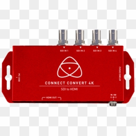 Atomos Atomccvsh2 Connect Convert 4k - Atomos Connect Convert Scale Analog To Sdi Hdmi, HD Png Download - red overlay png