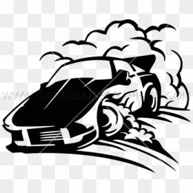 Drift Smoke Clipart Clipground Bike Clip Art Black - Drifting Car Clipart, HD Png Download - drift png